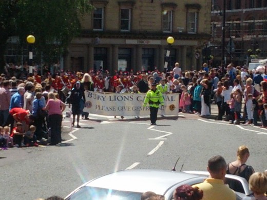 Bury Lions Carnival Parade in Pictures