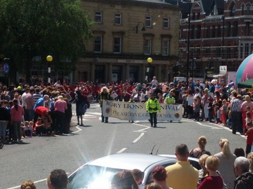 Bury Lions Carnival Parade in Pictures